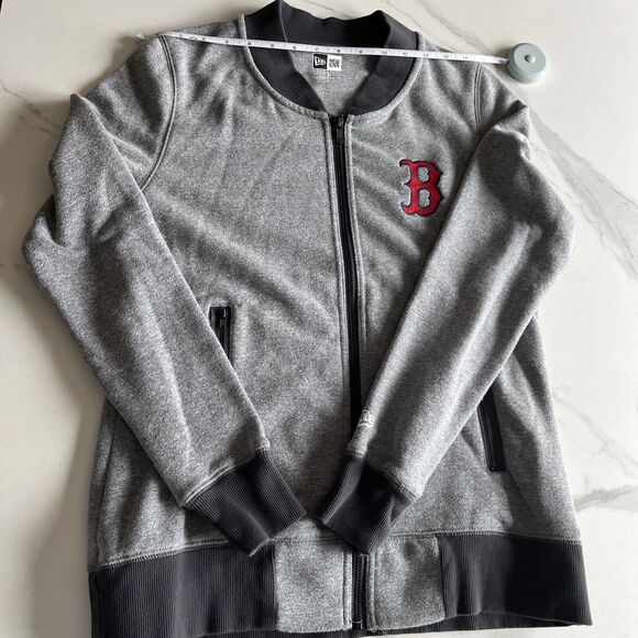 New Era MLB Genuine Merchandise Boston Red Sox Embroidered Full Zip Sweatshirt M - Picture 13 of 16